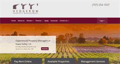 Desktop Screenshot of hedgerowproperty.com